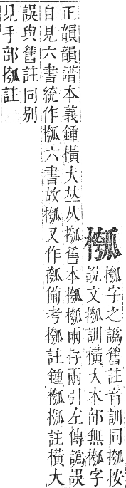 正字通 卷五．木部．辰集中．頁96