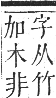 正字通 卷八．木部．辰集中．頁77