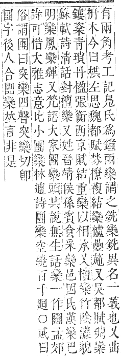 正字通 卷五．木部．辰集中．頁133