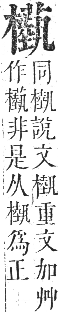 正字通 卷五．木部．辰集中．頁125