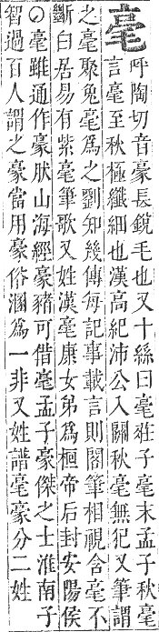 正字通 卷五．毛部．辰集下．頁41