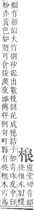 正字通 卷五．木部．辰集中．頁49