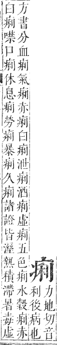 正字通 卷七．疒部．午集中．頁11