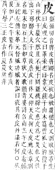 正字通 卷七．皮部．午集中．頁37