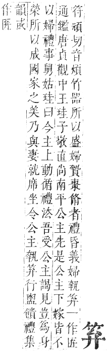 正字通 卷八．竹部．未集上．頁11