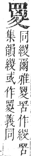 正字通 卷八．网部．未集中．頁58