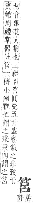 正字通 卷八．竹部．未集上．頁17