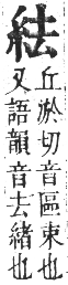 正字通 卷八．糸部．未集中．頁12