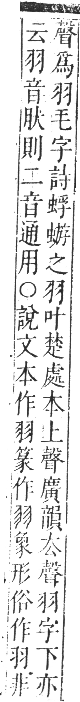 正字通 卷八．羽部．未集中．頁72