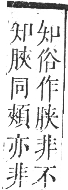 正字通 卷八．肉部．未集下．頁19