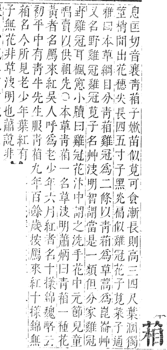 正字通 卷九．艸部．申集上．頁73