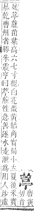 正字通 卷九．艸部．申集上．頁78