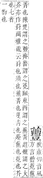 正字通 卷九．艸部．申集上．頁144