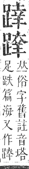 正字通 