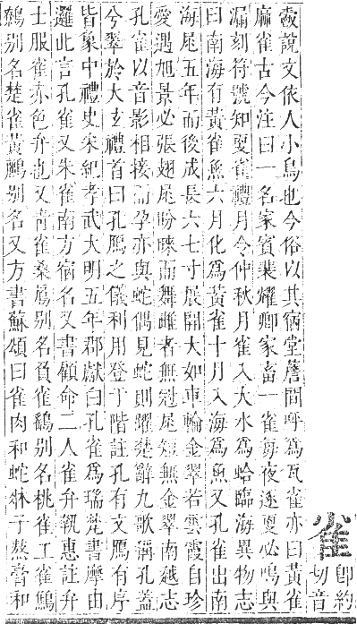 正字通 卷一一．隹部．戌集中．頁34