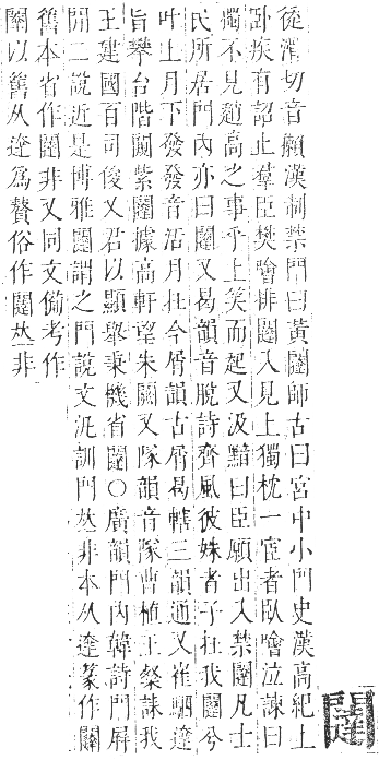 正字通 卷一一．門部．戌集上．頁84