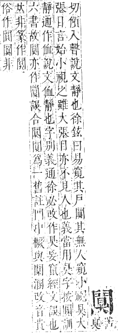 正字通 卷一一．門部．戌集上．頁77