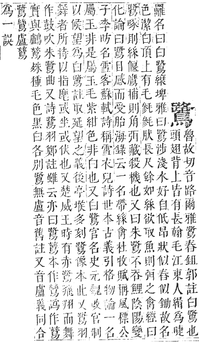 正字通 卷一二．鳥部．亥集中．頁82