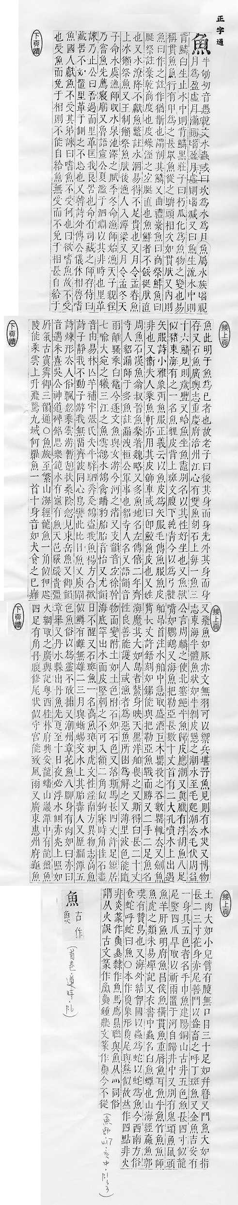 正字通 