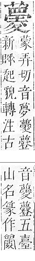 正字通 v12．艸部．申上．頁127.0