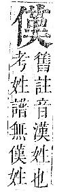 正字通 卷一．人部．子中．頁64.0