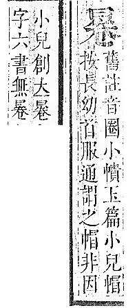 正字通 卷一．冂部．子下．頁26.0