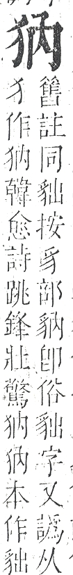 正字通 v9．犬部．巳下．頁19.0