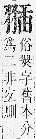 正字通 v11．羽部．未中．頁78.0