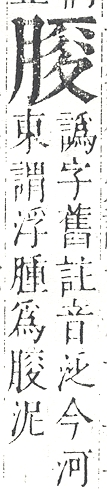 正字通 v11．肉部．未下．頁22.0