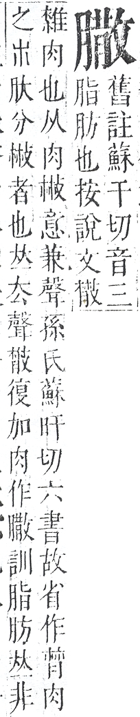 正字通 v11．肉部．未下．頁35.0