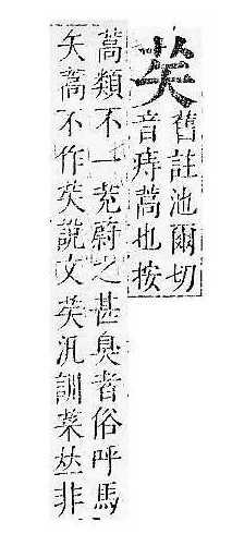 正字通 v12．艸部．申上．頁22.0