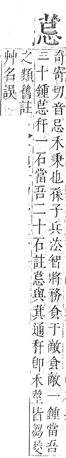 正字通 v12．艸部．申上．頁39.0