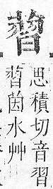 正字通 v12．艸部．申上．頁97.0