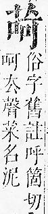 正字通 v12．艸部．申上．頁64.0