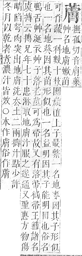 正字通 v12．艸部．申上．頁128