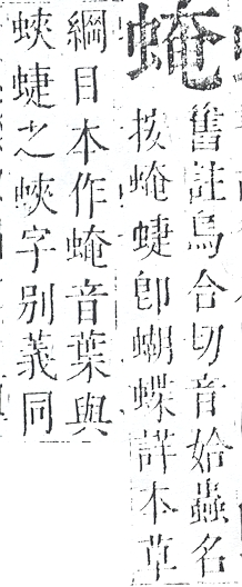 正字通 v13．虫部．申中．頁33.0