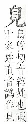 正字通 v14．見部．酉上．頁2.0