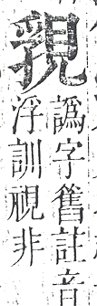 正字通 v14．見部．酉上．頁5.0