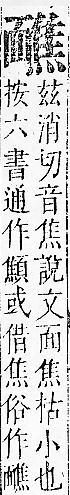 正字通 v16．面部．戌中．頁75.0