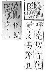 正字通 v17．馬部．亥上．頁10