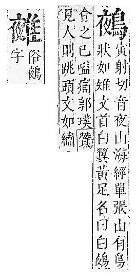 正字通 v16．隹部．戌中．頁41