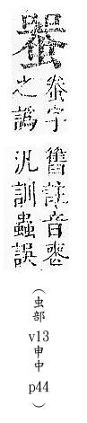 正字通 