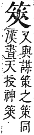 字彙補 竹部．未集．頁157．下左