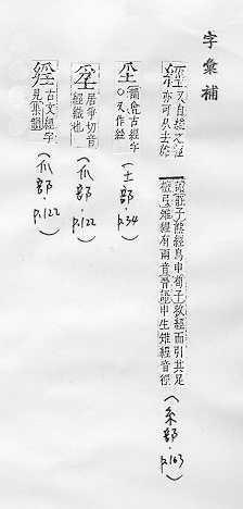 字彙補 