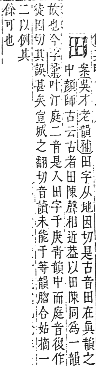 字彙補 田部．午集．頁136．上右