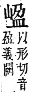 字彙補 山部．寅集．頁57．上右