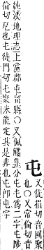 字彙補 屮部．寅集．頁55．下左