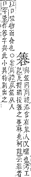 字彙補 竹部．未集．頁156．上右