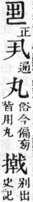 經典文字辨證書 卷一．*部．頁16．右