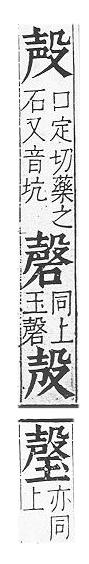 重訂直音篇 <img alt='手寫字' src="/images/busho/s62/011.jpg" />部．卷四．頁361